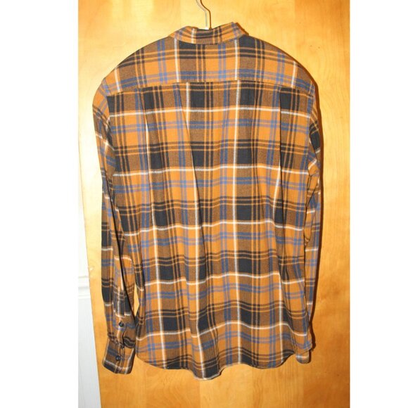 Uniqulo Flannel Checked Long Sleeve Shirt Size M - Picture 4 of 9